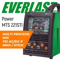 Сварочный аппарат Everlast PowerMTS 221STI Multi Process: MIG/TIG/STICK